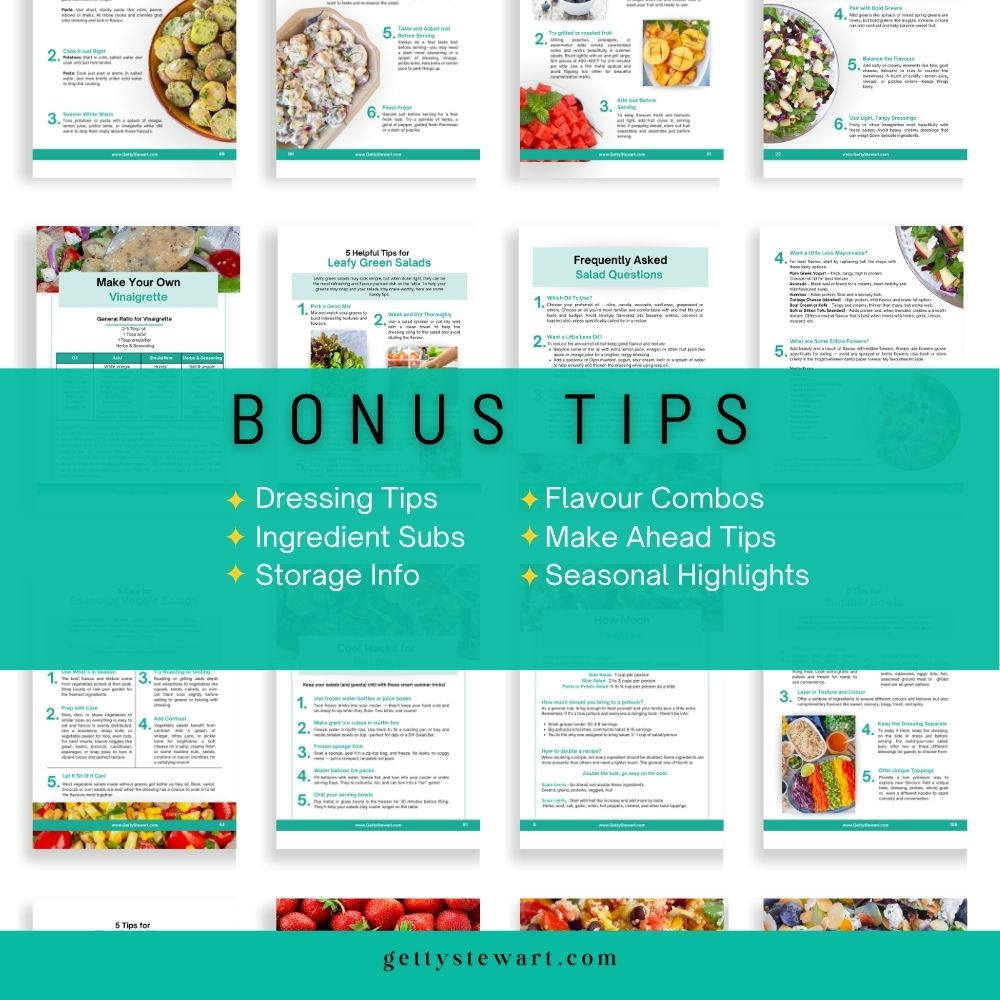 Summer Salad Recipe Book - Printed Version