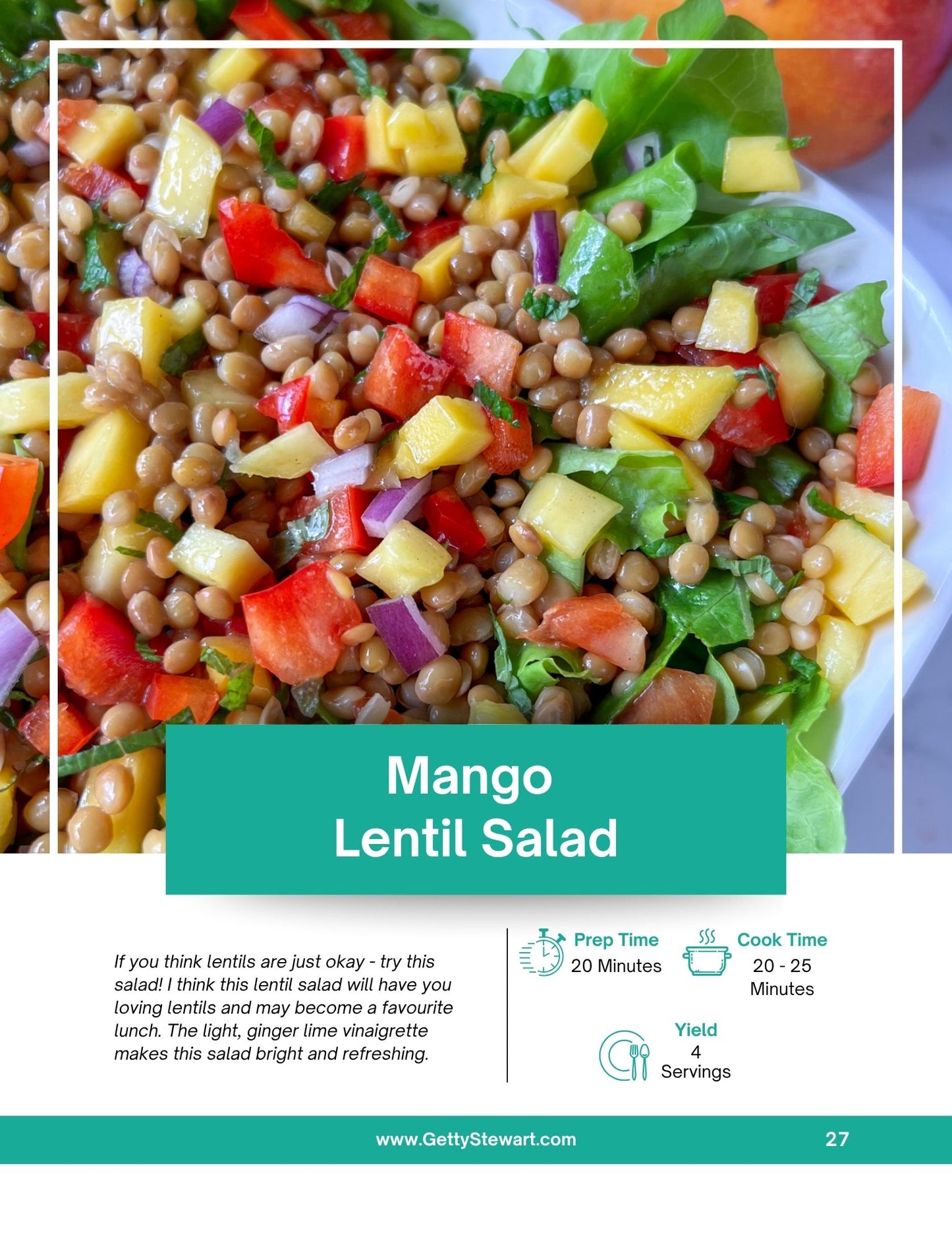 Summer Salad Recipe Book - Printed Version