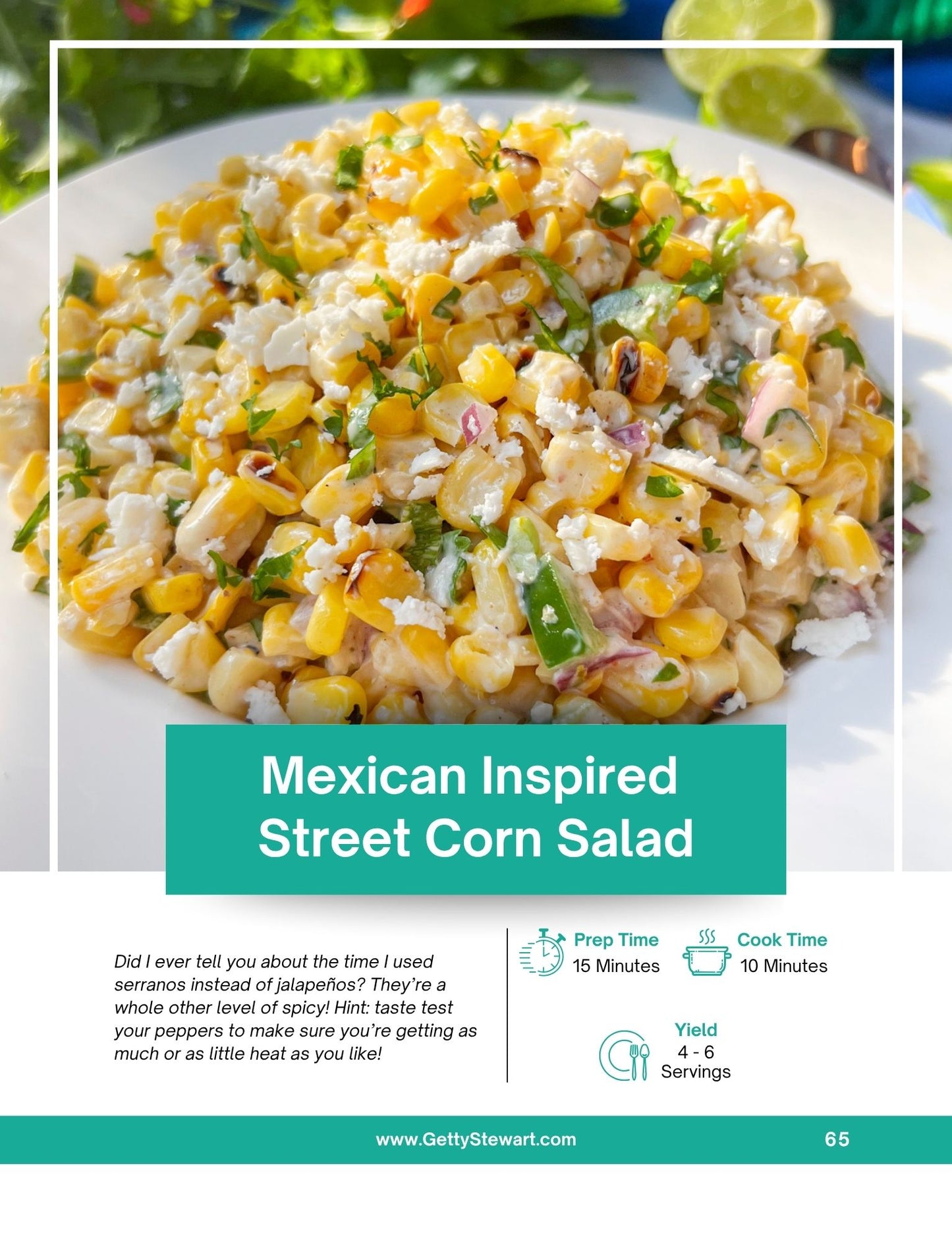 Summer Salad Recipe Book - Printed Version